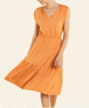 Extreme Intimo Šaty s výstřihem oranžové Extreme intimmo velikost: 38